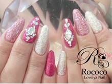 ロココ ラブリヤ ネイル 岡崎店(Rococo Lovelya Nail)/ストーンデザインネイル