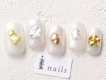アイネイルズ 渋谷店(I nails)/カラフルストーンネイル¥8980