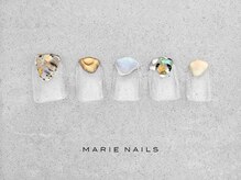 マリーネイルズ 近鉄あべのハルカス店(MARIE NAILS)/新規様7000円 クリア 0901b