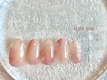 ルークネイル 恵比寿店(LUKE NAIL)/ちゅるん♪桃ネイル　春夏秋冬