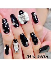 エムズヴィラ(M's Villa.)/20代に人気♪ブラックネイル