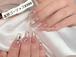 クリスマス/冬ネイル/ツイード