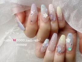 パステル　夏　カラフル