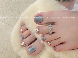 フットネイル 定額　夏ネイル