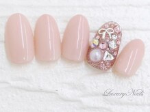ラグジュアリーネイルズ オオミヤ(Luxury Nails Omiya)/敷き詰めビジュー
