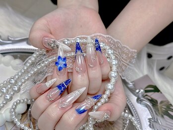 ローラキラ(Rola kira)の写真/【チップ長さだし】ワンカラー/ ラメグラ8,980円～(ストーン2つプレゼント)貴方の「なりたい」を叶える♪