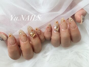 ユーネイルズ 恵比寿(Yu.NAILS.)/ハートhandデザイン◎推しカラー