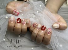 ユーネイル(YW nail)/フルアート＋パーツ