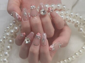 冬ネイル、持ち込みデザイン