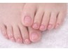 【定番☆】 フット シンプルジェルネイル*