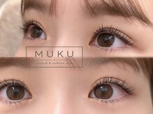 MUKU eyelash＆eyebrow　肥後橋　【ムク】　[マツエク/まつげパーマ/眉毛/アイブロウ]の雰囲気（ナチュラルだけど印象に残る目元に♪）