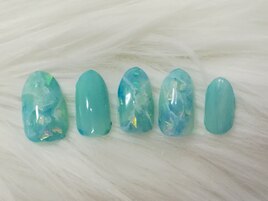 大理石ネイル