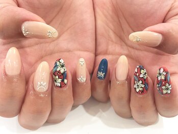 リンク(Rinc)/レトロフラワーネイル