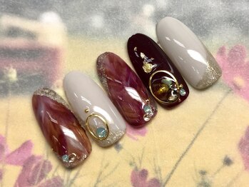 ネイルサロン マハロ(Nail salon MaHaLo)/新規付替オフ込☆ハンド¥7950