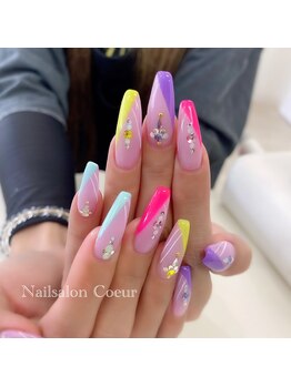 ネイルサロン クール(Nailsalon Coeur)/ネオンネイル スカルプ