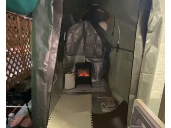 バランスキックボクシングジムプラスビューティーバランス整体 孝/サウナルームで水出し！