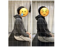 ナオル整体 三宮院(NAORU整体)/40代男性整体事例【座位姿勢】