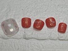 ネイルメゾン 天神店(NAIL MAISON)/ラメハートホロピンク¥11000