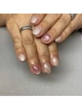 ネイルサロン エーナイン 札幌月寒店/アクセントで模様を変えて*♪