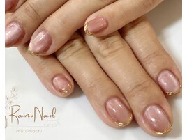 マグネット×ミラーネイル