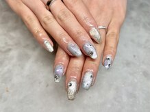 ネイル アイラッシュ 彩 熊谷店/マグネット×バラ