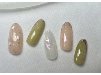 #228 &nbsp;【花柄×オーロラ】