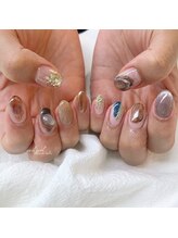 ネイルジョル 池袋店(Jaol)/ニュアンス秋ネイル