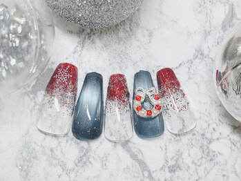 ネイルキュート アンド クールラッシュ 亀有店(nailcute & CoolLash)/クリスマスネイル