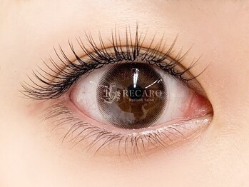 レカロ 宮崎店(RECARO)の写真/【圧倒的人気No.1】ご新規様＊最高級フラットセーブル140本¥4980★自まつ毛を労わりつつ濃密な目元を実現♪