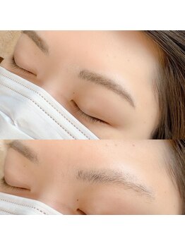 ラミュウ 国立(LA.MIU)/眉カット&眉ティント¥2500