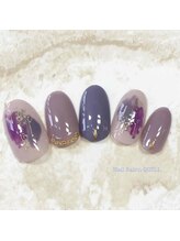 ネイルサロン クイル(QUILL)/２月ほんのりむらさき（３）