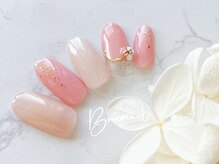 ネイルアンドアイラッシュ ボネール 銀座店(lash Bounail)/マグネット フレンチ ミラー