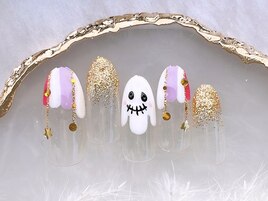 ハロウィンネイル￥6980