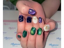 リジュベ(Rejuve)/マグネットネイルで夜空感☆