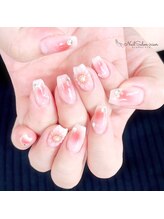 イリゼ(iriser)/ぷっくりフラワー/チークネイル