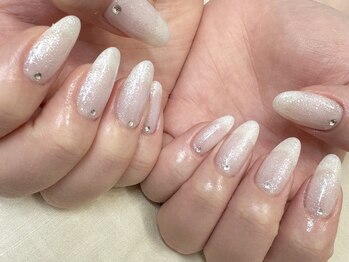 モルネイル(MORU nail)/ホワイト×パールフラッシュ.