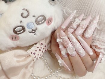 リリキュアネイル(RRKYUA NAIL)の写真/【★長さ出し×持ち込み専門店★推し活・痛ネイル本気対応なサロンです！】