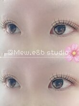 メウイーアンドビースタジオ(Mew.e&b studio)/根本から瞼ギリギリを攻め