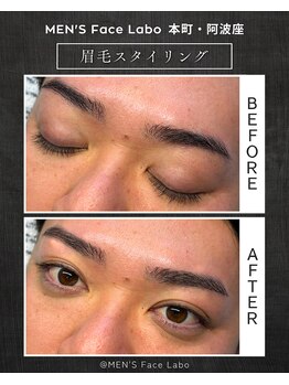 メンズフェイスラボ 本町 阿波座(MEN'S Face Labo)/本町・メンズ◎眉毛スタイリング
