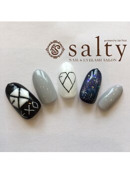 ネイルアンドアイラッシュサロン ソルティ 寺田町(salty)/ハンドジェル/アート10本コース