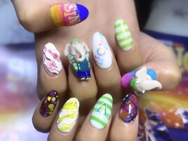 SixTONESネイル3dネイル
