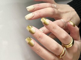 オンブレフレンチネイル￥10700