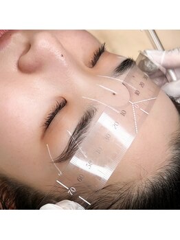 アノン(ANNON.)の写真/《ANNON.認定講師陣のみが施術するアイブロウWAX》骨格に合わせて造る美眉スタイリングで理想の眉に！
