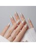 【Hand】ジェル☆種類ほ豊富のパウダーより選びるミラーネイル♪¥5980