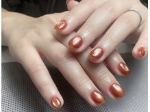 メオネイル(MEO NAIL)/オレンジブラウンマグネット