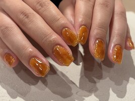 秋色ニュアンスネイル