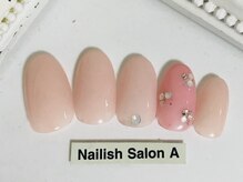 ネイリッシュサロン エー(Nailish Salon A)/シンプルネイル