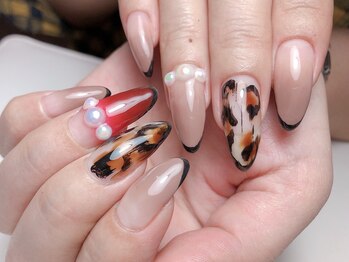 寺子屋ビューティーズ(寺子屋Beauty's)/レオパードネイル