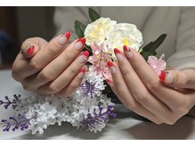 ベイビーズ ブレス(Baby's breath)/フレンチネイル