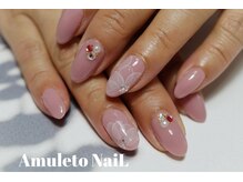 アムレート ネイル 蕨(Amuleto NaiL)/たらし込みネイル